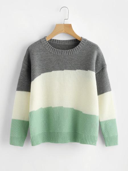 Maglione Con Spalle Scivolate