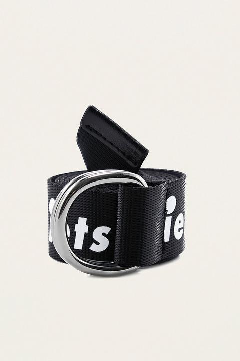 Iets Frans… Slogan D-ring Belt, Black