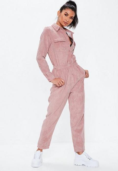 pink utility suit