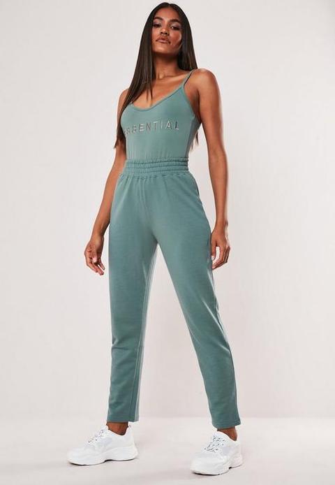 Teal Slim Joggers, Teal