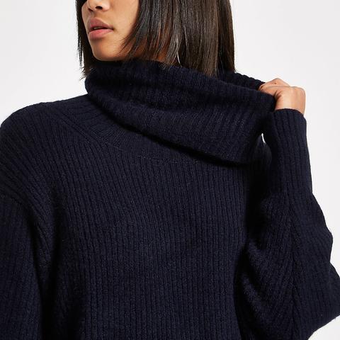 oversized roll neck sweater