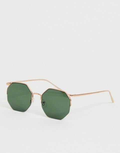 lunettes de soleil octogonales