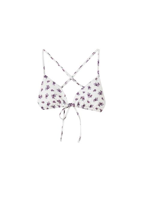 Top Bikini Estampado - Poliéster Reciclado (al Menos 50%)