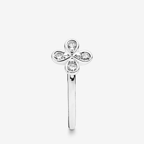 anello pandora con perla e fiore anello pandora con perla e fiore