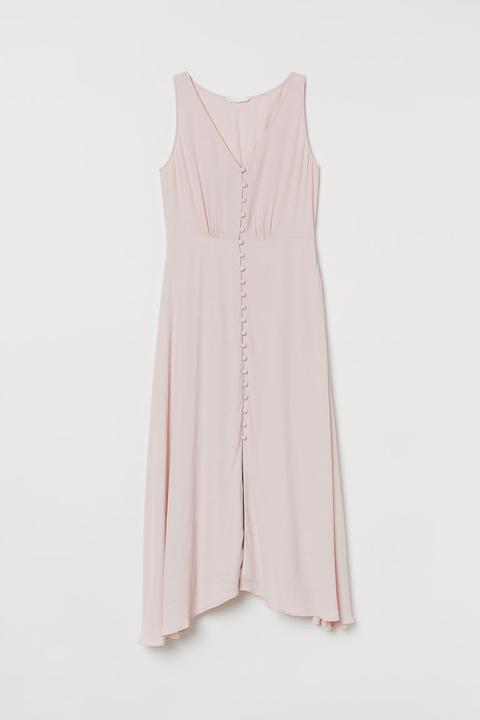 H & M - Abito Increspato - Rosa