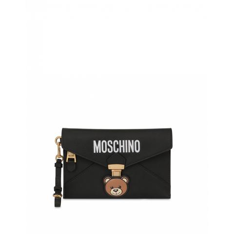 Clutch De Cuero Teddy Pocket