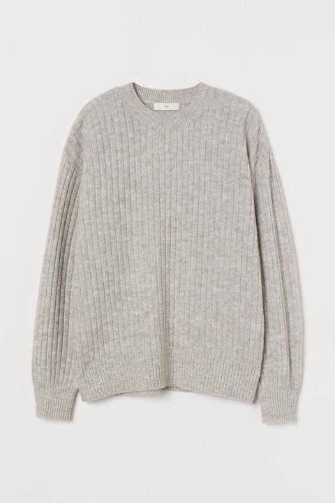 Knitted Jumper - Brown