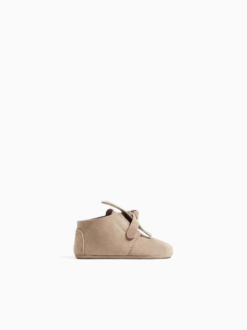Chaussons En Cuir Fantaisie