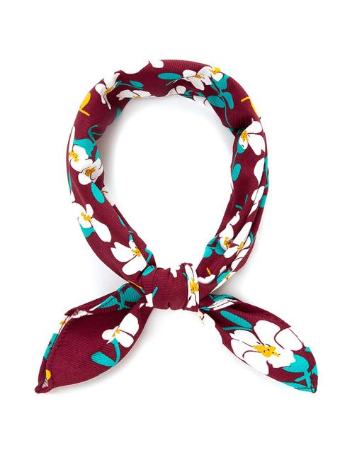 Pañuelo Con Estampado De Calicó