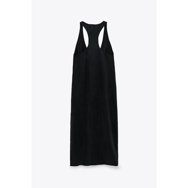 flowing dress trf zara