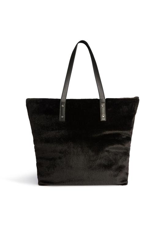 Black Fluffy Bag