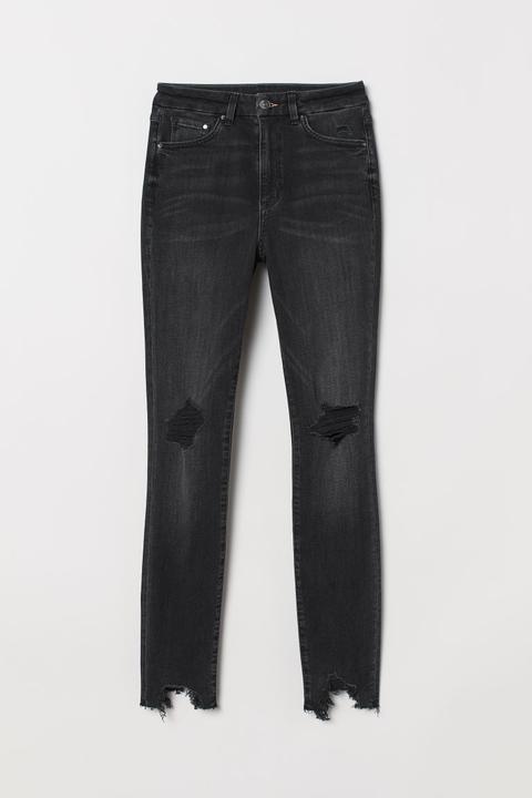 Embrace High Ankle Jeans - Negro