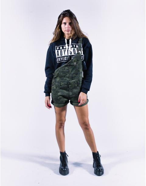 Peto Corto Estampado Camuflaje