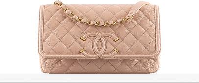 Borsa, Pelle Martellata, Pelle Di Agnello & Metallo Effetto Dorato
