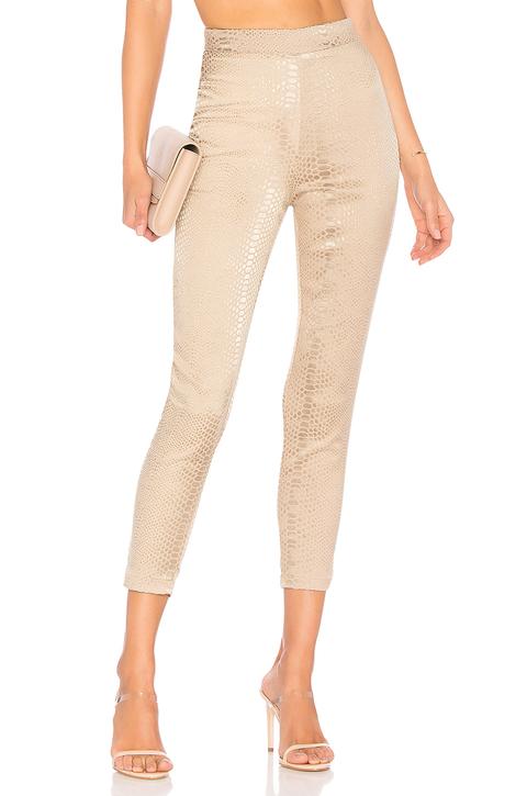 Pantalón Cintura Alta Snakeskin