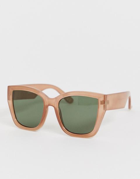 Gafas De Sol Cuadradas Extragrandes Estilo Años 70 De Asos Design-marrón