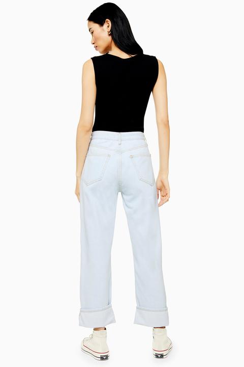 topshop premium jeans in bleach