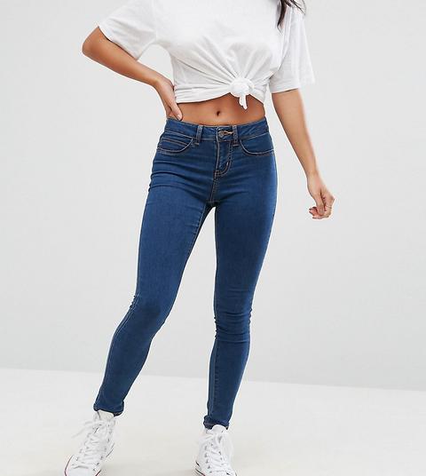 Noisy May Petite - Jeans Skinny - Blu