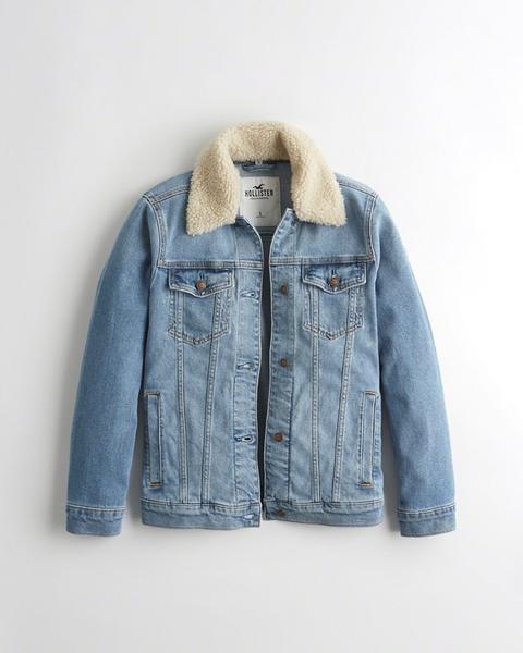 hollister trucker jacket