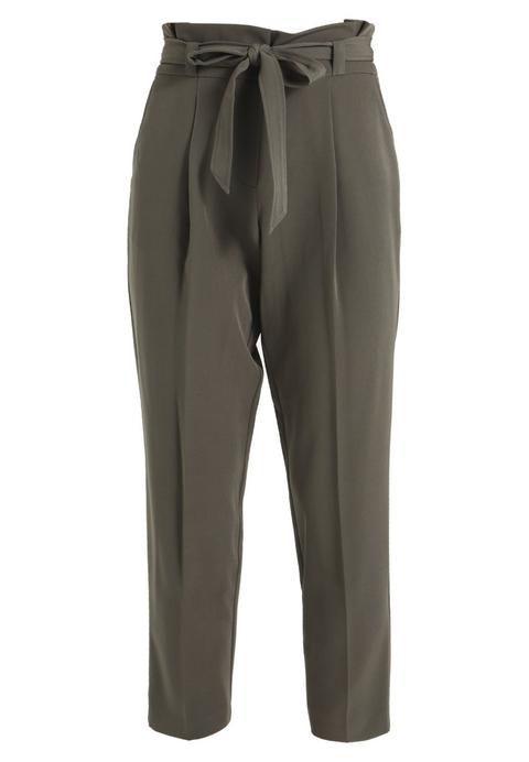 New Look Charlottetie Waist Trouser Pantaloni Khaki