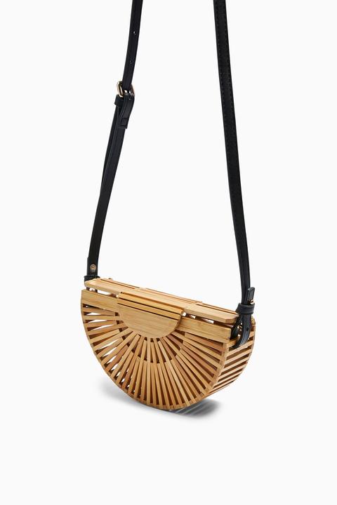 Topshop outlet wooden bag