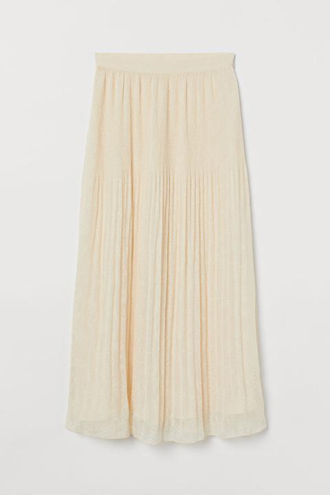 Pleated Skirt - White