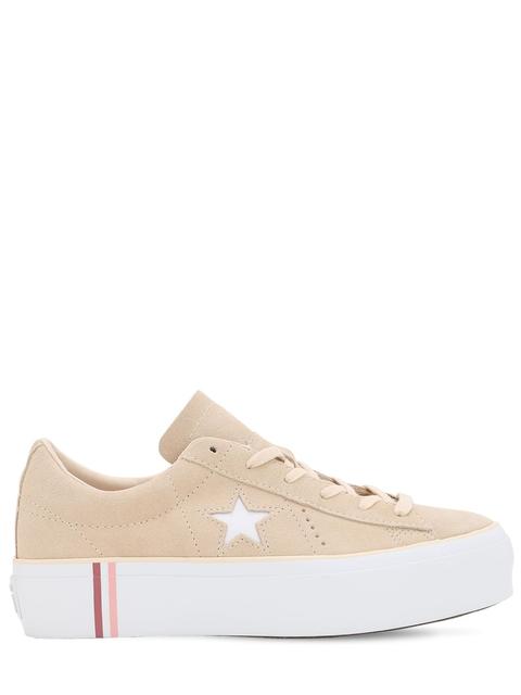 Converse | Mujer Sneakers "one Star Platform Seasonal Ox" Light Bisque 5