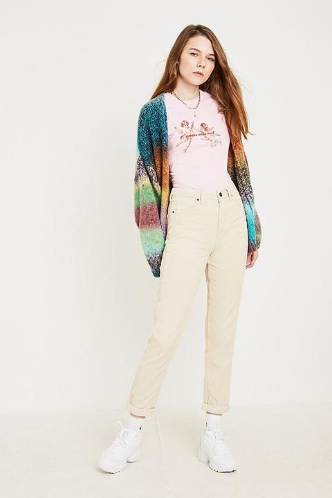 Bdg Ecru Corduroy Mom Trousers