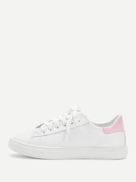 Sneakers Con Punta Arrotondata