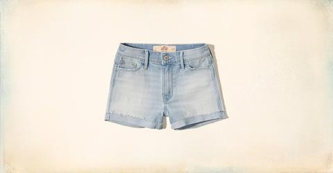 Hollister High Rise Denim Shorts