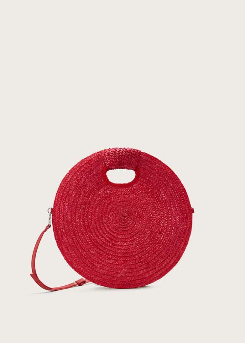 Bolso Rafia Redondo