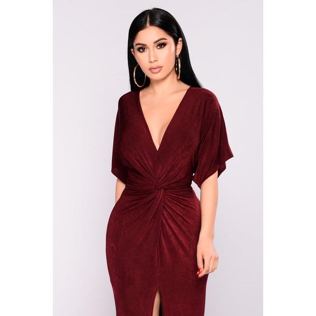 fashion nova knot dress