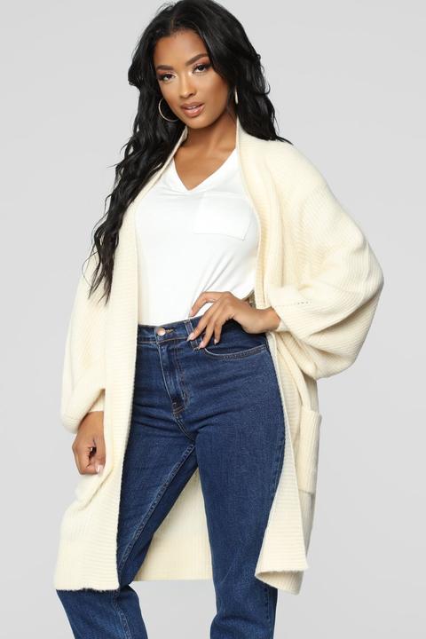 Miss Me Duster - Cream