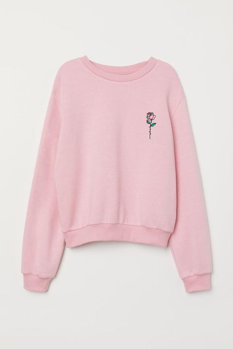 Sudadera Corta - Rosa