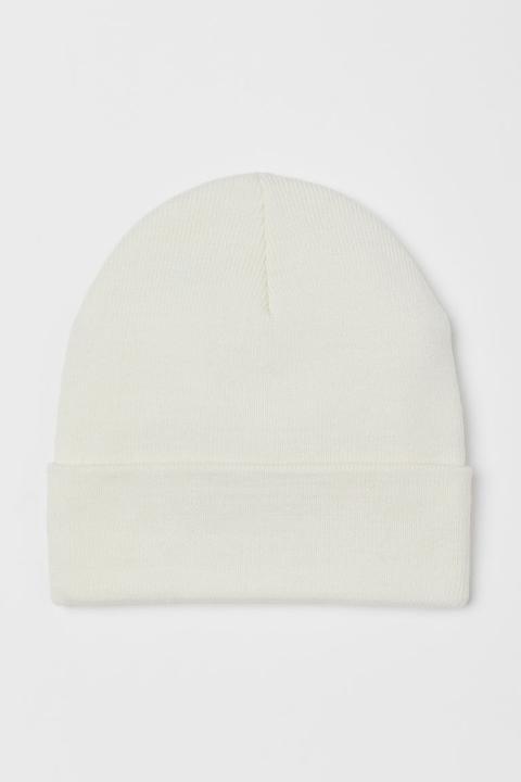 Gorro De Punto Fino - Blanco