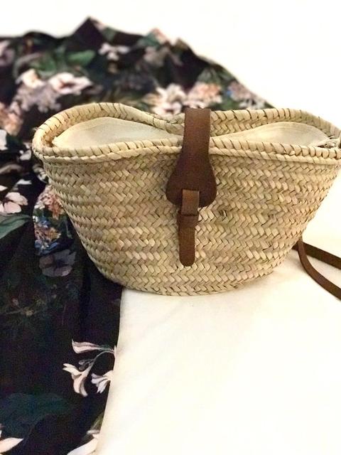 Bolso Paja Piel