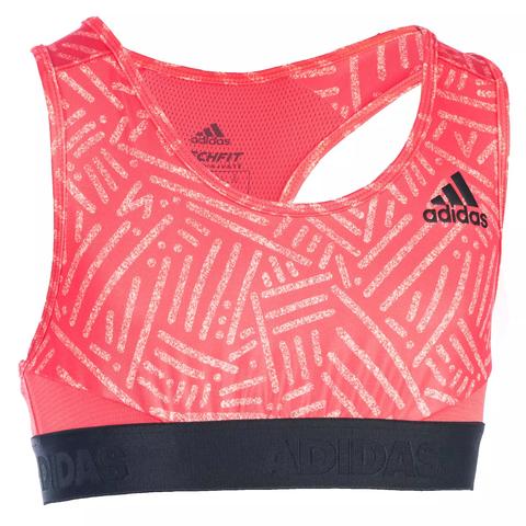 Top Sujetador Gimnasia Adidas Niña Rosa/coral