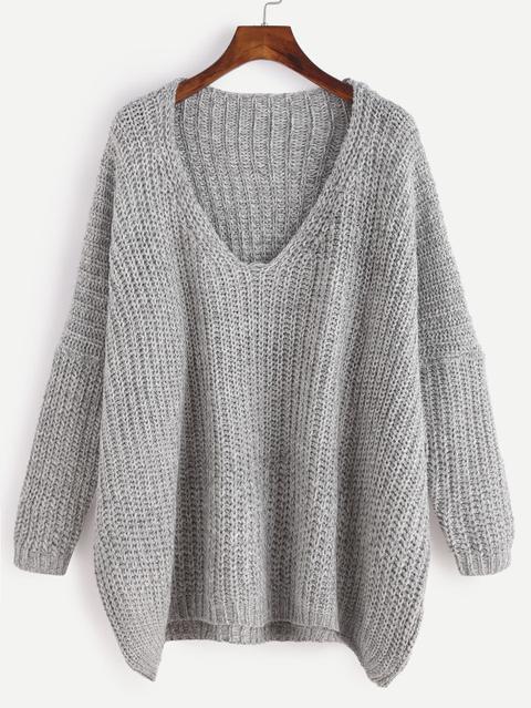 Maglione Spalle Cascanti - Grigio