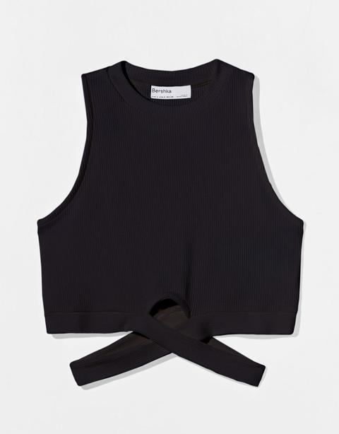 Top Rib Cut Out Cintura