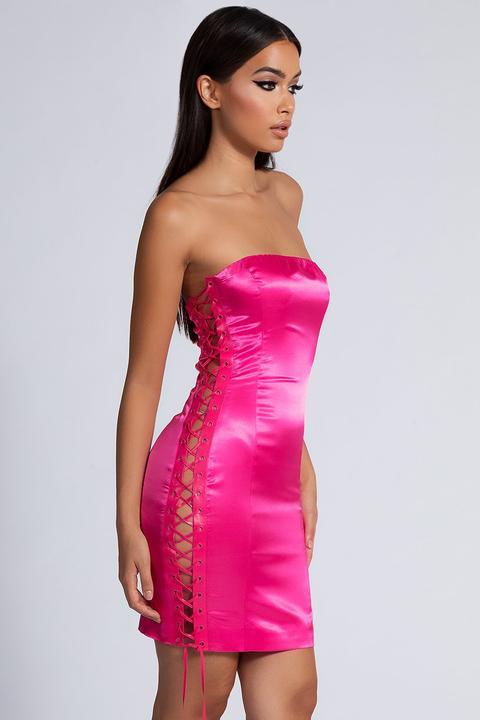 meshki hot pink dress