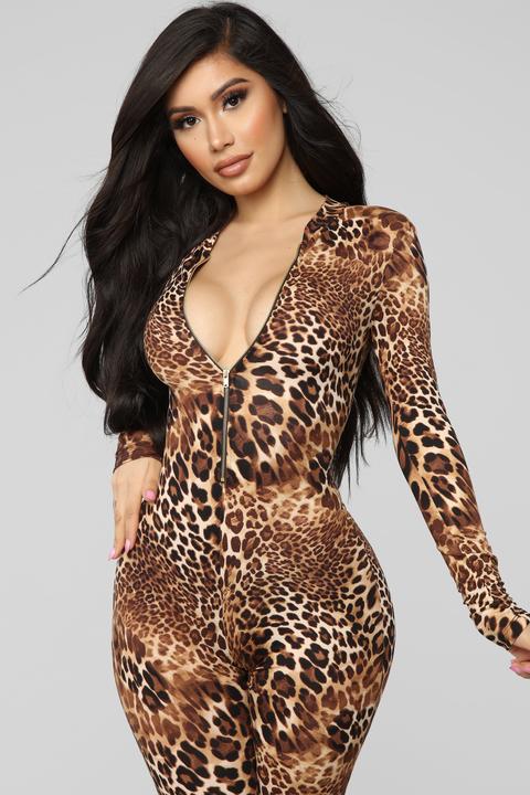 leopard romper fashion nova