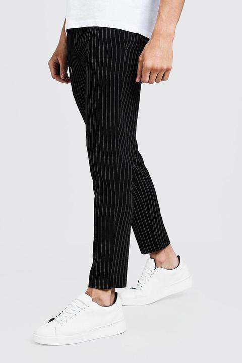 Mens Pinstripe High Twist Wool Kensington Formal Trousers  dunhill AE  Online Store