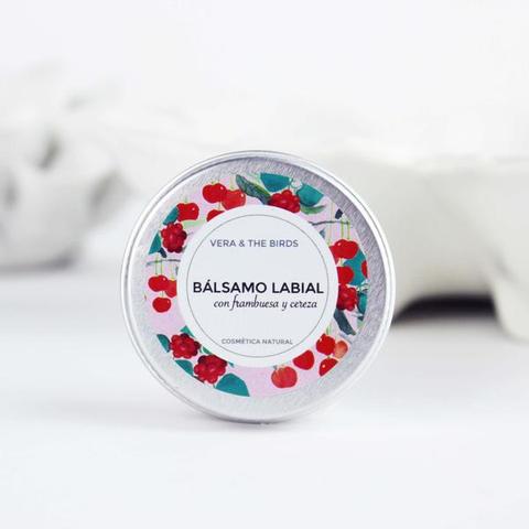 Bálsamo Labial De Cereza Y Frambuesa