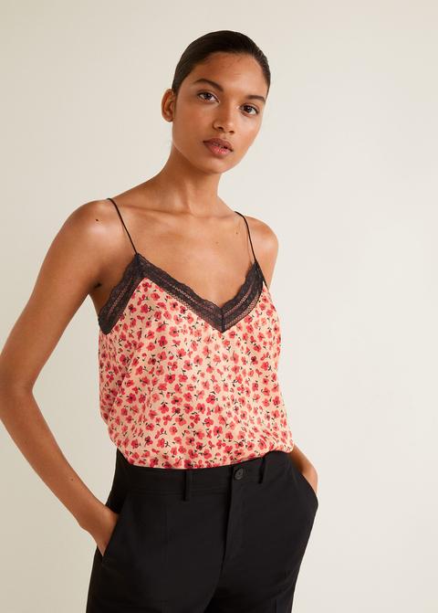 Top Lencero Floral