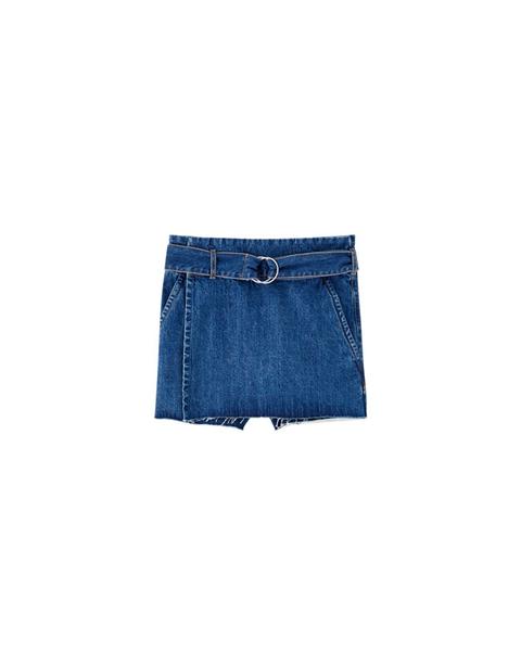 Falda Pantalón Denim Lazada