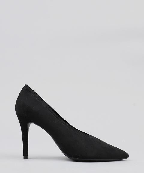 Scarpin Feminino Bico Fino Preto