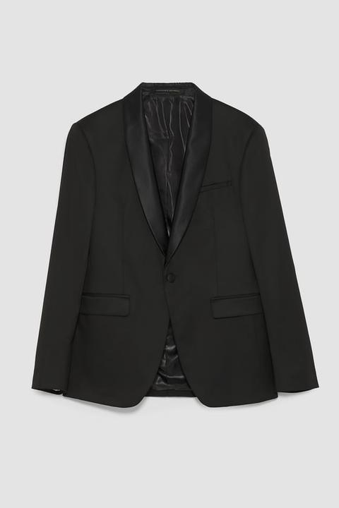 Veste De Smoking À Revers Châle