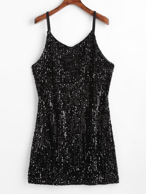 Mini Vestito Con Paillettes