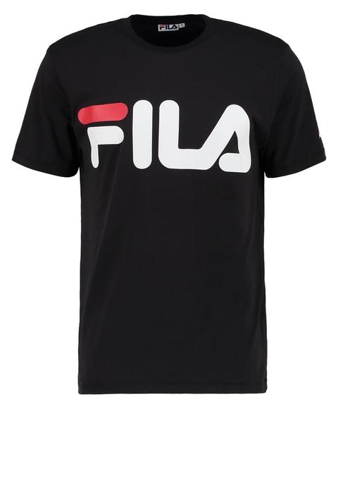 Fila Urban Line Tee Classic Logo Tshirt Con Stampa Black