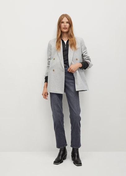 Flecked Wool-blend Blazer